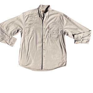 Magellan Sportswear Utility Outdoors Khaki Thick Long-sleeve Shirt XL